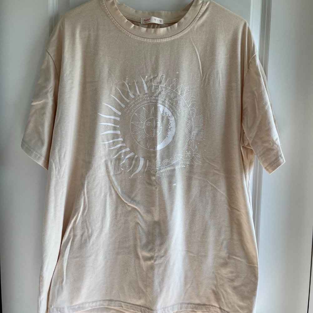 Romwe Moon and Stars T-shirt